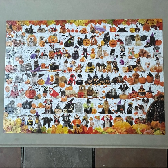 Halloween Pets 1000 Piece Puzzle Dogs Cats Eurograghics - Picture 6 of 7